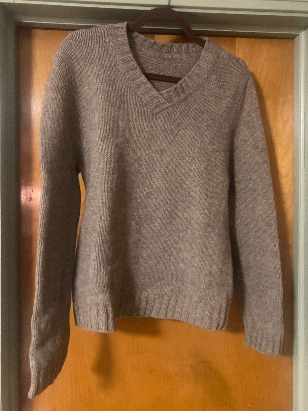 Vintage Light Brown J Crew Sweater V Neck